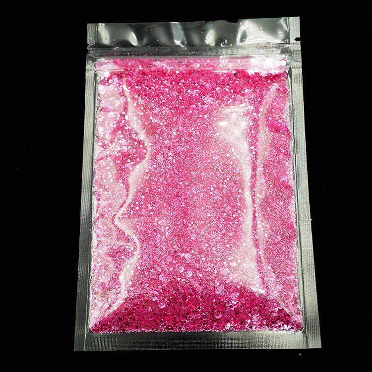 New high sparkling holographic glitter powder chunky fine Glitter powder