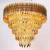 Import New Luxury Modern LED Chandelier Fashion Gold Indoor Lighting Industrial Mounted Big Interior Ceiling Pendant Lights from China