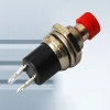 New Mini PBS-110 12 mm small button on / off switch Lockless momentary red start daily switches tools supplies