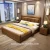 Import New Model Popular Home Bedroom Furniture Double Plank Bed from China
