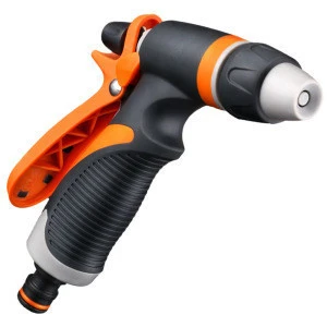 New plastic multi-function water spray gun Soft handle family car wash watering device Pet bath nozzle