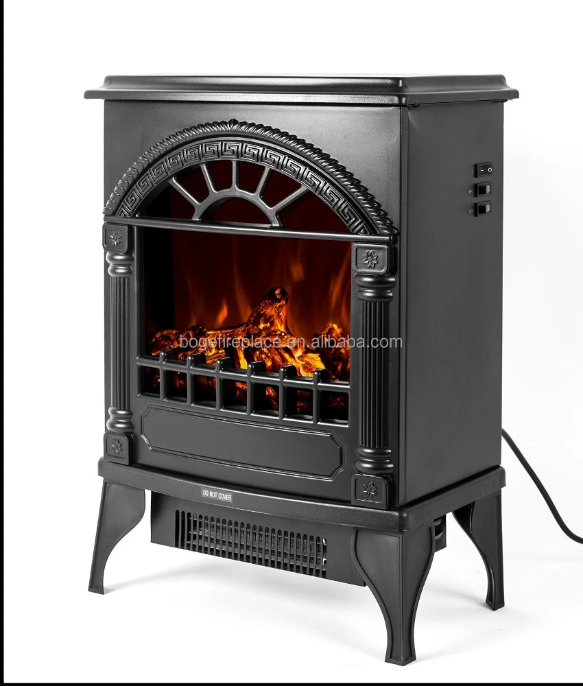 New Portable Freestanding Wood Stove Style Electric Heater