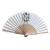 Import New product ideas custom foldable folk crafts wood folding hand fan from China