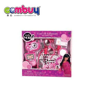 new product indoor play girls toys pretend play makeup with bag