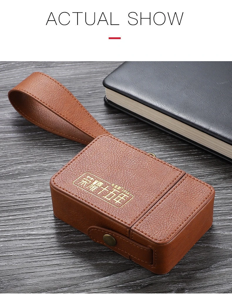 New product top quality PU Leather Lighters & Smoking Accessories