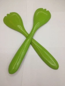 new products hot selling Eco-Friendly colored bamboo salad spoon for sale