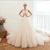Import New products in 2020 big v-neck wedding dress bridal gown lace from China