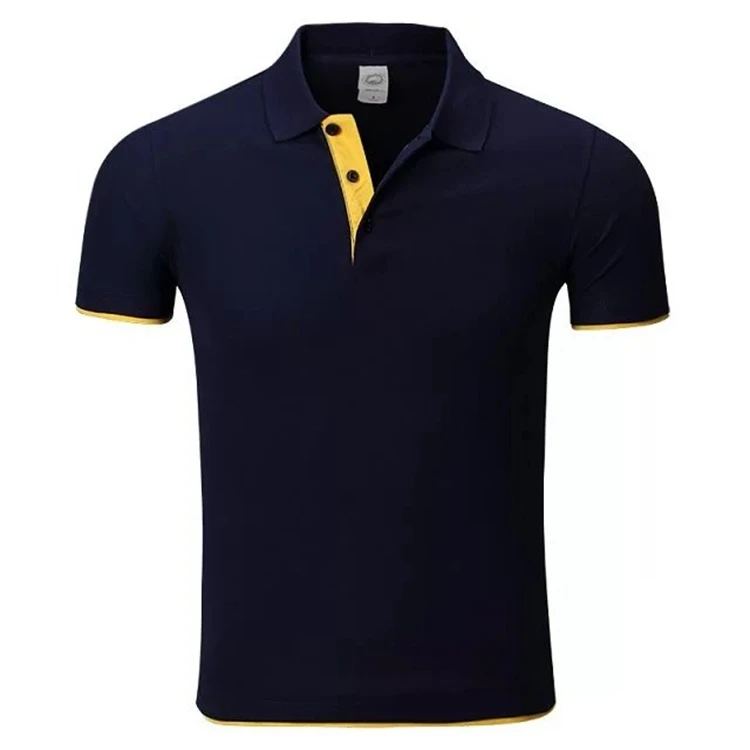 New standard high quality Custom CVC combed cotton Staff Uniform oem t shirt Polo Shirt