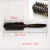 Import new stye wooden roller comb home salon styling bristle and nylon roller hair brush round hairbrush from China