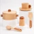 Import New style natural Beech wood cooking utensils toys Mini solid wood kitchenware toys Simulation toys wood kitchenware set from China