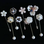 New Suit Accessory Fashion Muslim Hijab Scarf Pins Women Shawls Brooches Hijab Pins