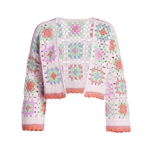 New Type Top Sale Popular Product Trendy Girls clothing Women Hand Sweater Custom