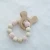 Import Newborn Nursing Ring Wooden Rattles Teether Baby Knitting Crochet Wood Beads Toys from China