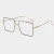 Import Newest 2021 fashions men square shape Optical Eye Glasses Frame women from China