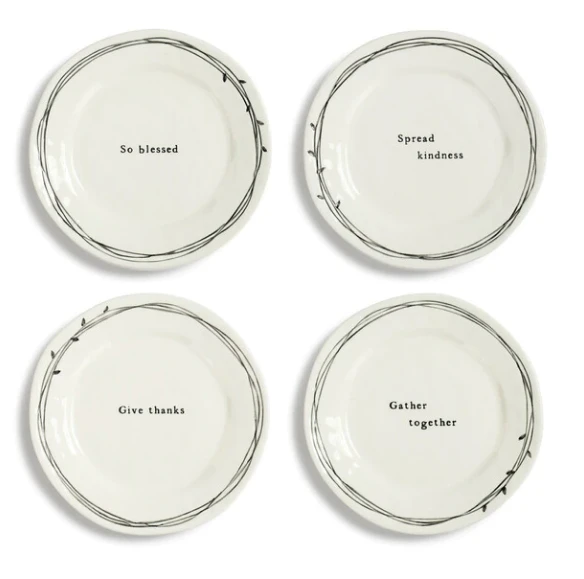 Newest Popular Design Luxury Serving Handmade Decorative Christmas Dining Plate Art  Porcelain Ceramic Plates