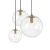 Import Nordic Fancy Vintage Industrial Chandelier Pendant Light with Clear Glass Home Lighting Modern Led Lamp from China