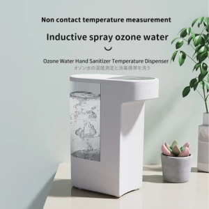 O3-WP-CH Ozone Hand Sanitizer Thermometer Dispenser Automatic Ozone Water Spray Distributor