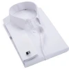 OEM Custom 100% Cotton Long Sleeve Classic Men Formal Dress Shirt for Business Made in China