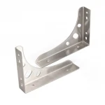 OEM Customized High Quality 304 Stainless Steel Sheet Metal Angle Brackets