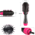 OEM wholesale 3 in 1 hand held silent curl straightening hot and cold hair dryer brush