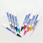 Oil based permanent ink acrylic medium tip paint marker
