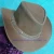 Import Original Cow Suede Western Style Cowboy Leather Hat With Conchos from Pakistan