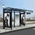 Import Other Outdoor Furniture Steel Structure Bus Stop Station With Advertising Light Box from China
