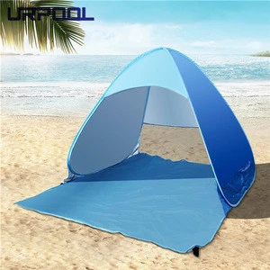 Outdoor Automatic Pop Up Instant Quick Cabana Beach Tent 90% UV Protection Sun Shelter Beach Umbrella Outdoor Camping Fishing