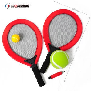 Outdoor Custom Tennis Beach Ball Fabric Racket With Ball And Pump
