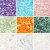 Import Paillette glass paper flake nail glitter from South Korea