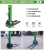 Import Pallet truck 0.5 ton self lift semi electric stacker 500kg self loading stacker in stock from China