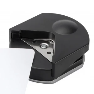 Paper Corner Cutter Practical Convenient Rounder  turns a square edge into a smoothly rounded corner