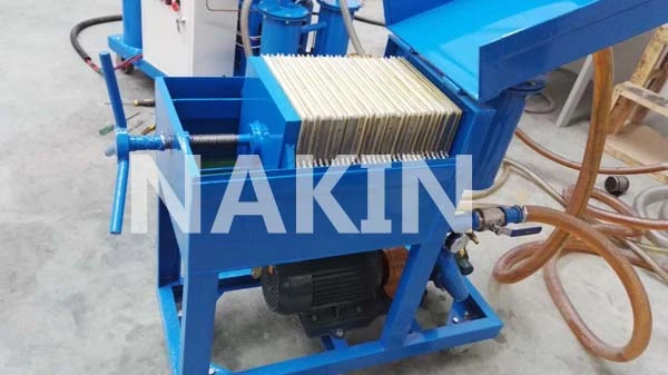 Paper type oil filter machine, plate-frame press oil purifier machine by using filtering paper