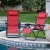 Import Patio Garden Chair Outdoor Recliner Folding Lounge Chair Adjustable Lawn Lounge Chair with Pillow for Poolside from China