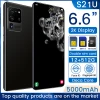Perforated camera note21u Mobile Phone 6.6 inch HD+ 2230*1080 5G 8GB+256GB  Android 10.0 5g face ID Dual SIM TF extension