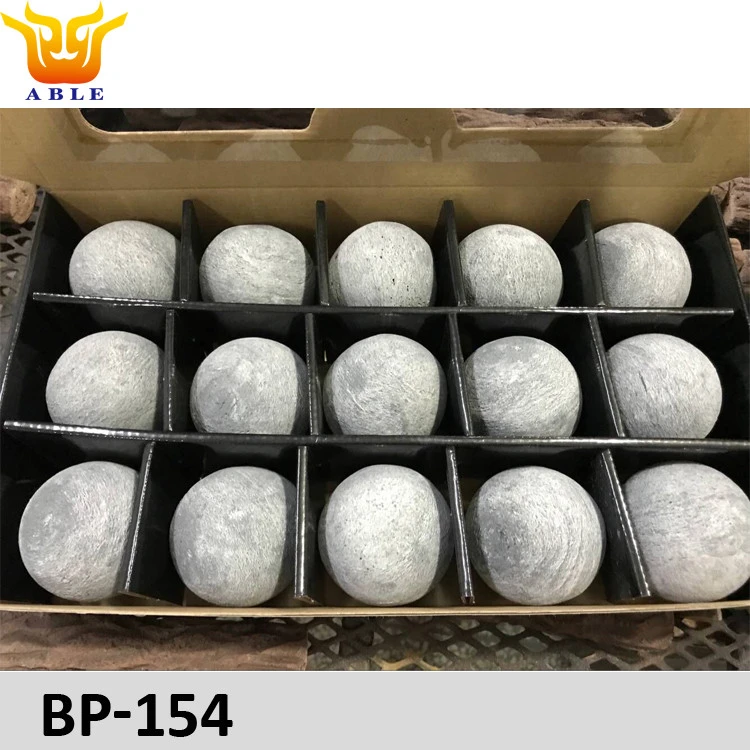 Permacoal 3&quot; Fire Spheres, Outdoor Fire Pits and Fireplaces, Grey Ceramic Balls