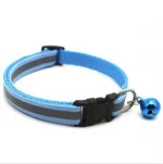 Pet Cat Dog Collar Nylon Strap Bell Reflective Collar Adjustable Collar Dog Puppy Necklace Pet Cat Safe Leash Accessories