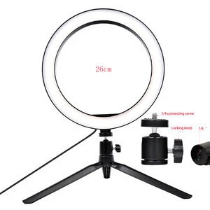 Photographic Lighting 3200K-5500K Dimmable Led Ring Light Table Lamp for Photo Studio Phone Video Beauty Makeup camera