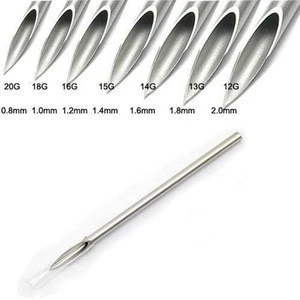 Piercing Needles Sterile Disposable Tattoo Needles for Nose Ear Lip Nipple Eyebrow