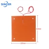 Pizza bag heater flexible silicone rubber food heating pad Silicone Rubber Heating Pad Hot Plates for 3D Printer
