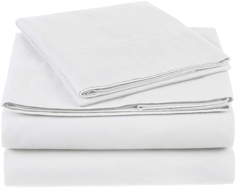 Plain White Hospital bed Linen Sets White Single Bed Sheets