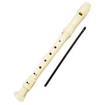 Plastic 8 holes flute musical instrument with bag