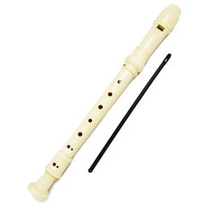 Plastic 8 holes flute musical instrument with bag