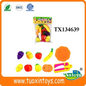 Plastic cutting fruits and vegetables toys cooking toys kitchen sets