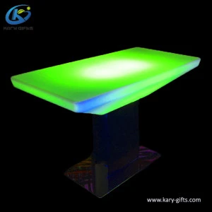Plastic square Led restaurant table Top China Furniture