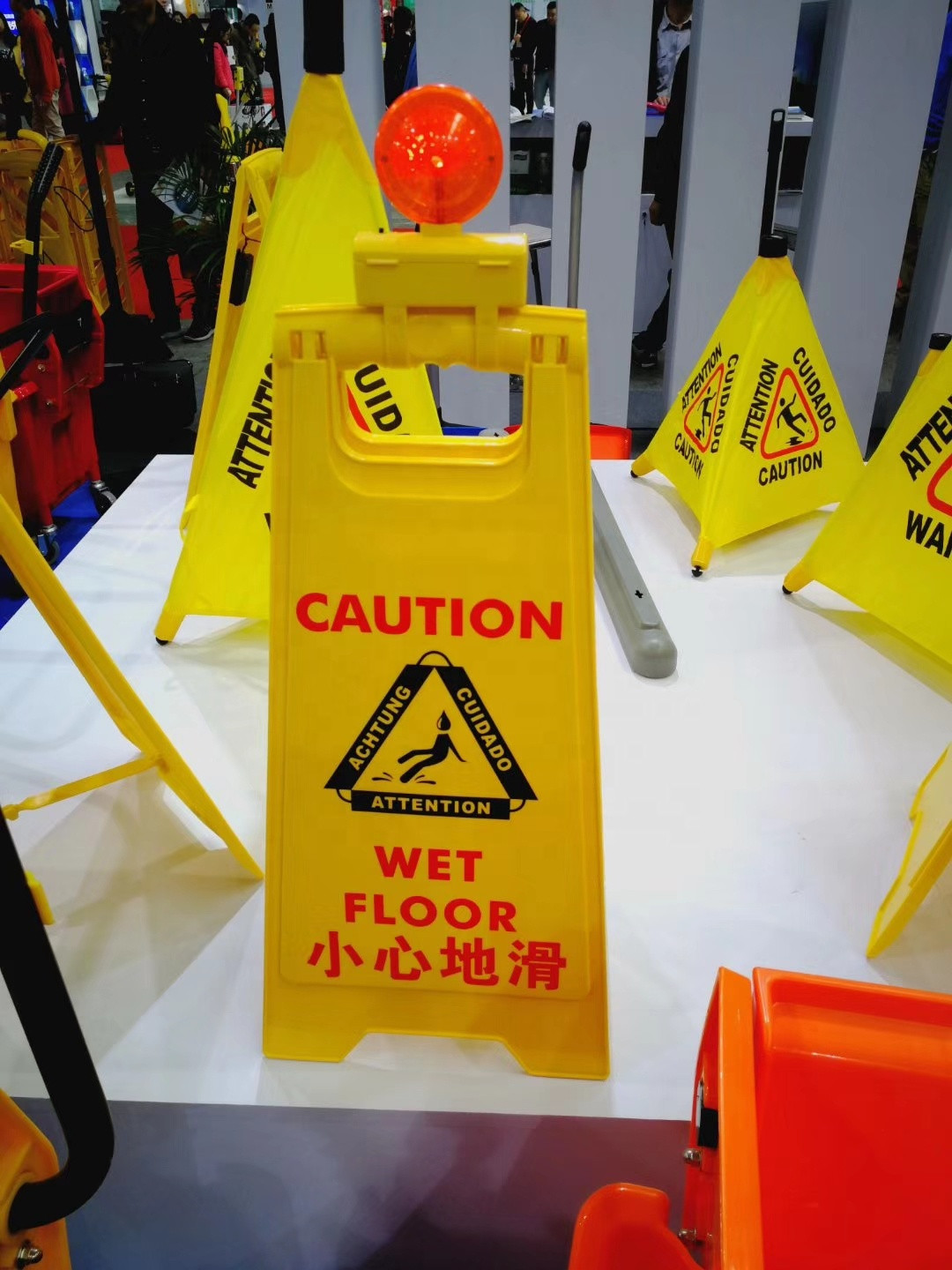 Buy Plastic Yellow Safety Sign Board/road Safety Warning Traffic Road ...