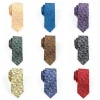 Polyester silk Neck Tie For Men Casual Floral Ties Party Skinny Women Hombre Cravat