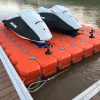 Polyethylene personal watercraft dock