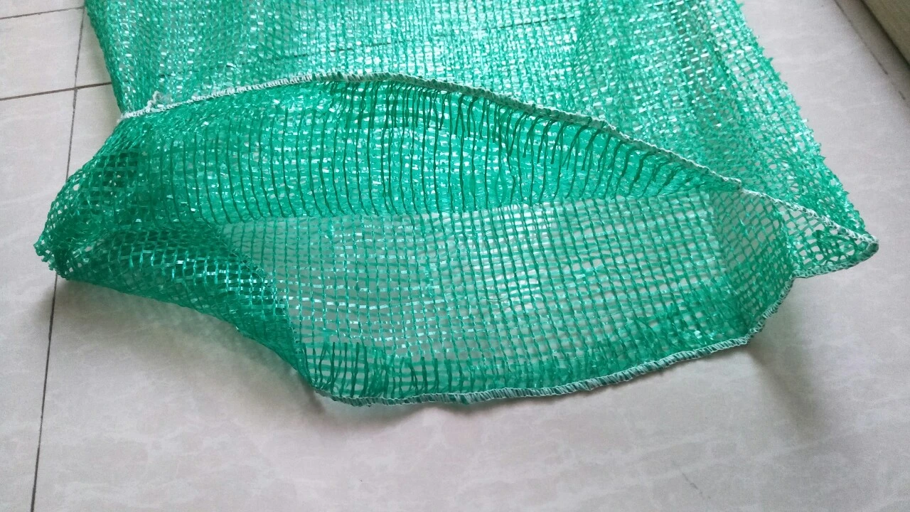 Polypropylene leno mesh bag with colorful printed logo,vegetable net bag