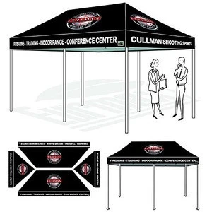 Pop-up customized printing trade show tent 10x10